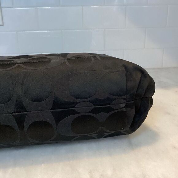 Coach Poppy Signature Jacquard Glam Tote Shoulder Bag - Picture 7 of 14